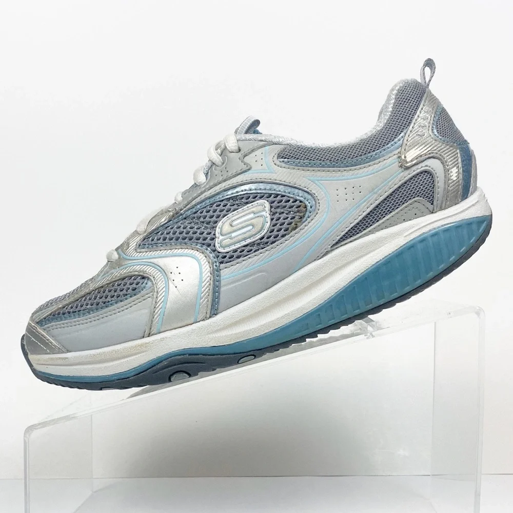 Skechers‎ Silver Shape Ups Size 8.5